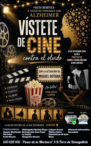 La fiesta benéfica de ASALBEZ se celebra el 25 de septiembre: alfombra roja, concurso de disfraces y sorteo solidario