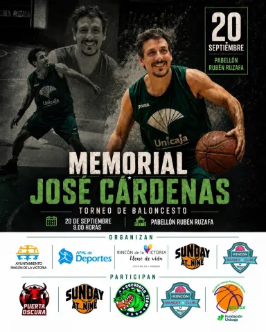 El Memorial José Cárdenas reúne el domingo 20 a cuatro equipos de baloncesto en el pabellón Rubén Ruzafa